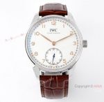 ZF Factory IWC Portugieser Automatic 40 White Face Swiss Clone Watch